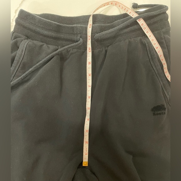 Roots High Rise Straight Leg sweatpants Black Size Small - Picture 5 of 6